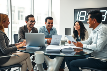 A person applying for a loan online, showcasing the theme of quick financial assistance.