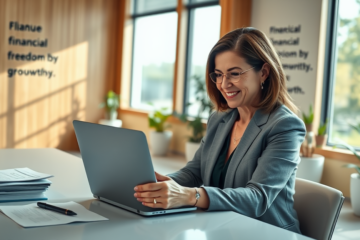 A person calculating their potential loan amount using an online calculator.