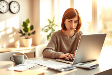 A person solving financial problems with quick loans