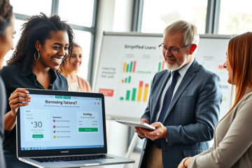 A person exploring various easy borrowing options.