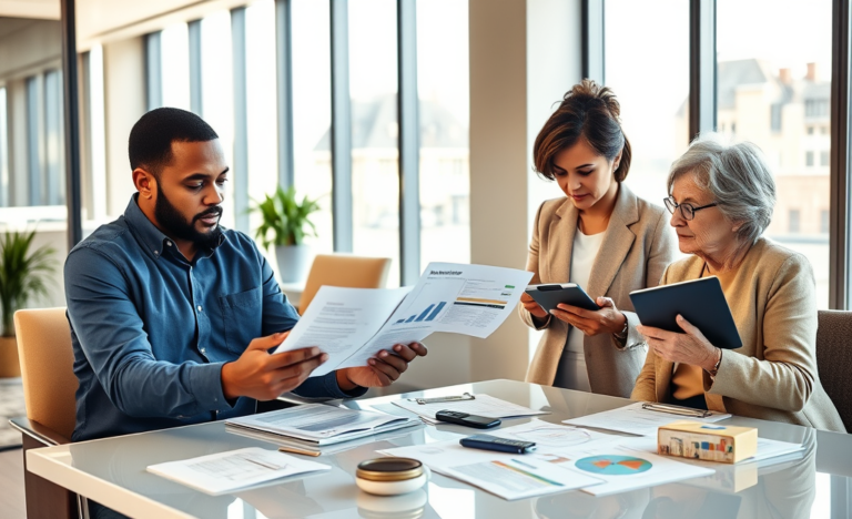 An image representing diverse individuals managing their personal credit.