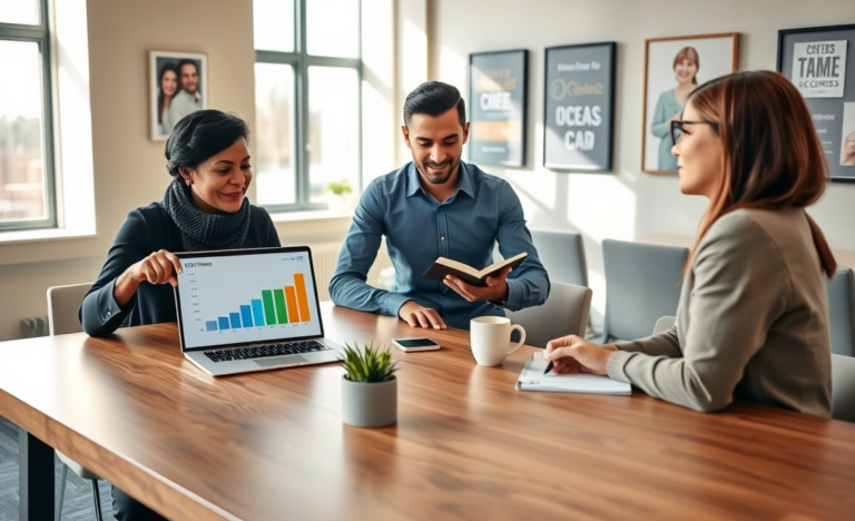 A visual representation of accessing credit resources and financial improvement.