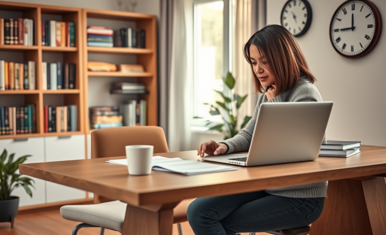 A person filling out a loan application online, representing the ease of securing funding.