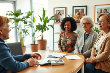 Image depicting various loan options available for seniors.