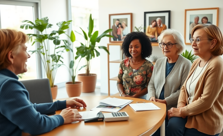 Image depicting various loan options available for seniors.