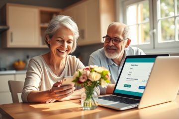 Seniors obtaining quick loan approval with ease and confidence.