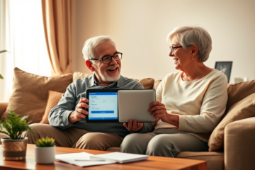 Featured image showcasing seniors benefiting from Upstart personal loans for quick financial assistance.