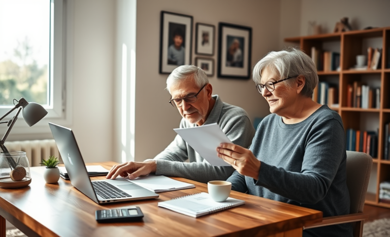 A senior reviewing options for Best Egg personal loans online for quick approval.