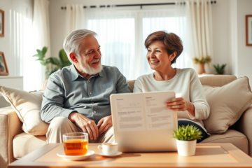 Seniors reviewing personal loan options with competitive rates.