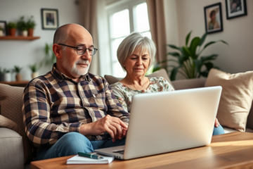 Image depicting seniors considering a PNC Bank personal loan for financial needs.