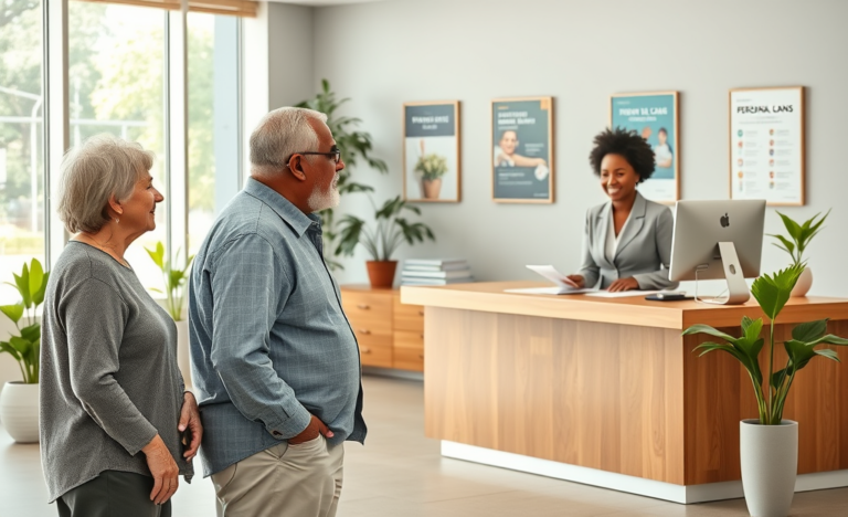 A senior reviewing personal loan options available at Chase Bank.