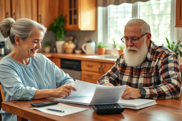 A senior individual evaluating financial options for personal loans.
