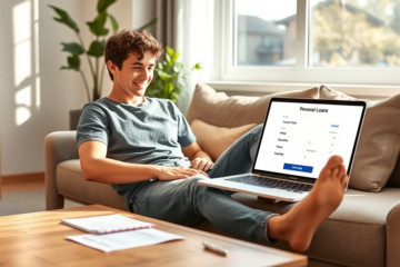 A person considering options for a personal loan with minimal requirements.