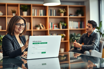 A person reviewing personal credit options at a desk.