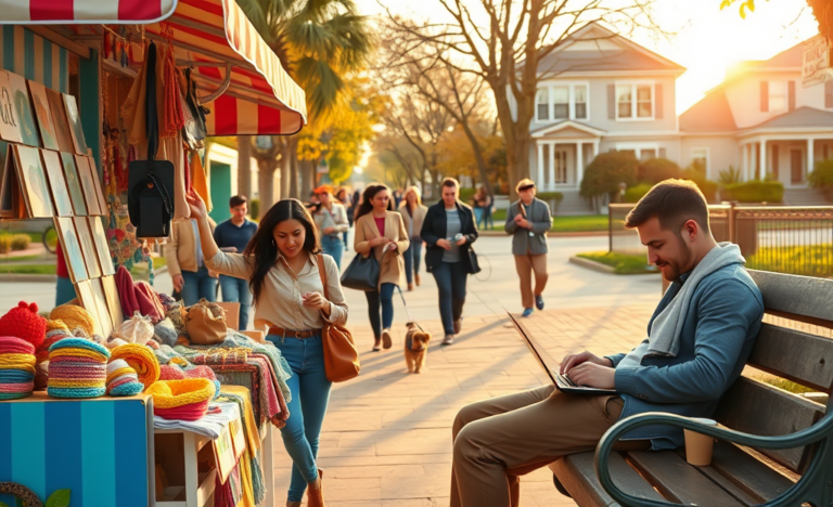 A person using a laptop to find quick ways to make money online.