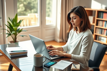 A person applying for an instant credit loan online.