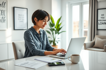 A representation of fast online personal loan services offered by Nimble Loans.